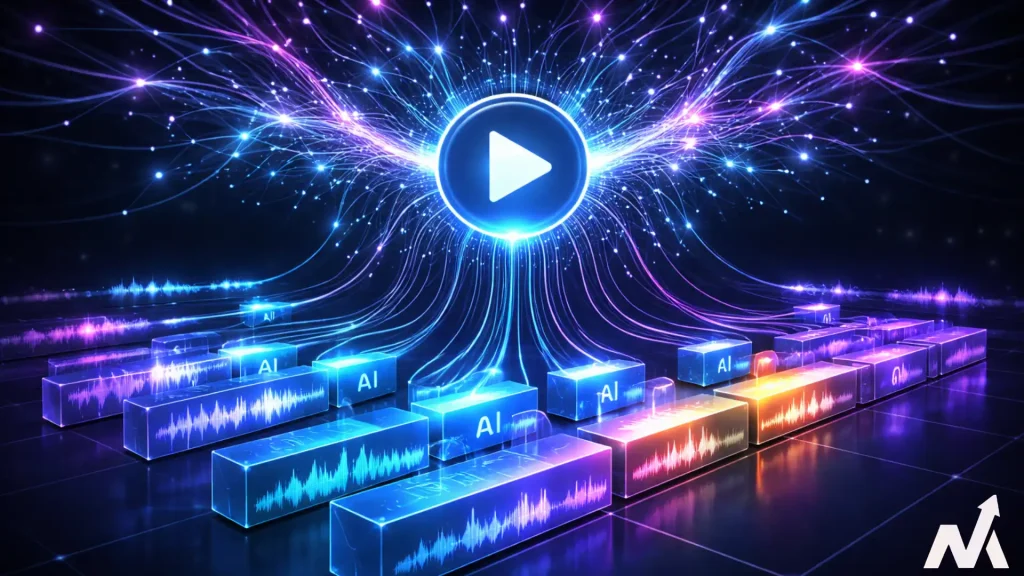 Machine learning analyzing audio for structured video data